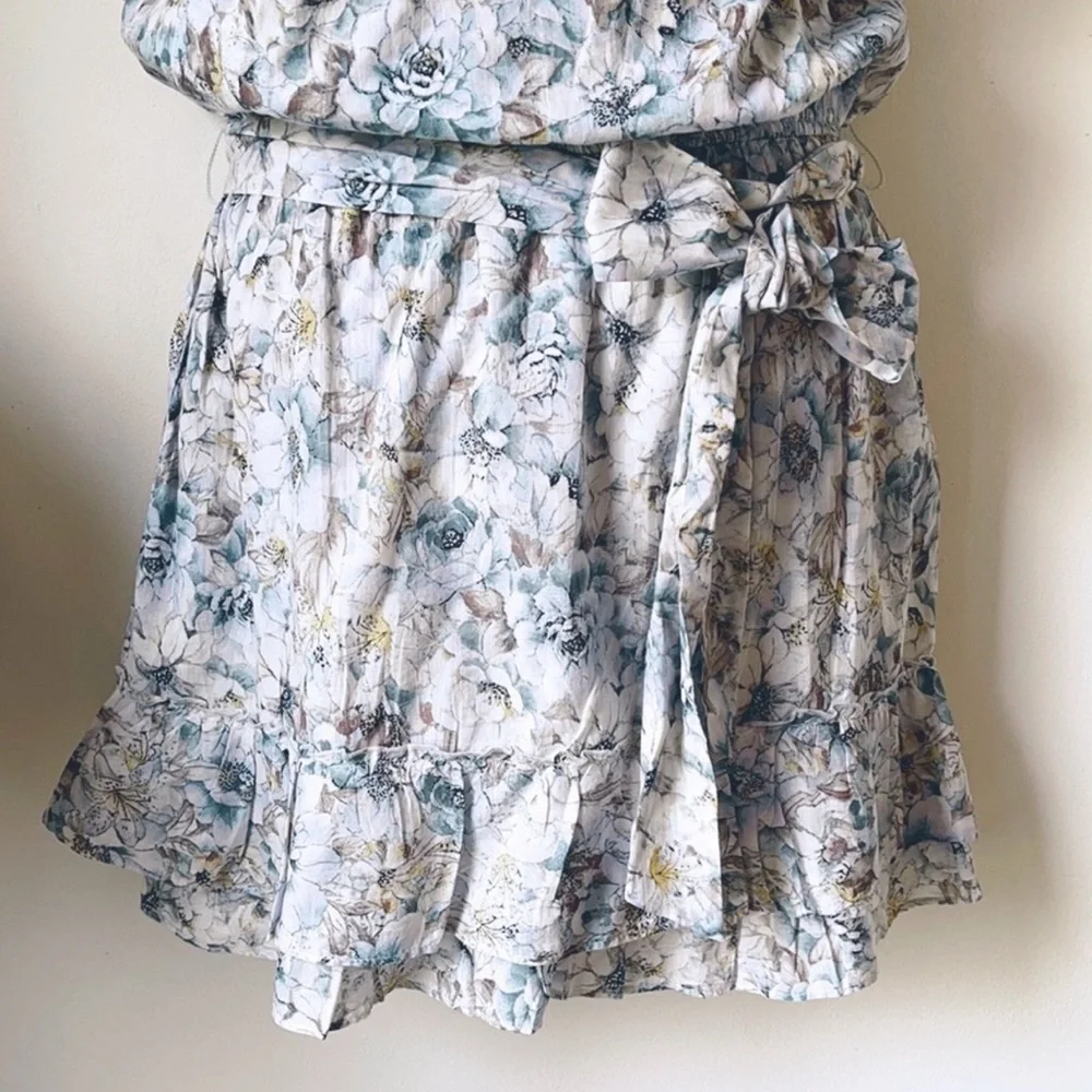 ✌🏼NWT HAPPY X NATURE Willow 1 shoulder mini Dress Kate Hudson XL elastic waist - Picture 6 of 10